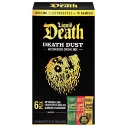 Liquid Death Death Dust Hydration Mix - Lemon Melon & Mango