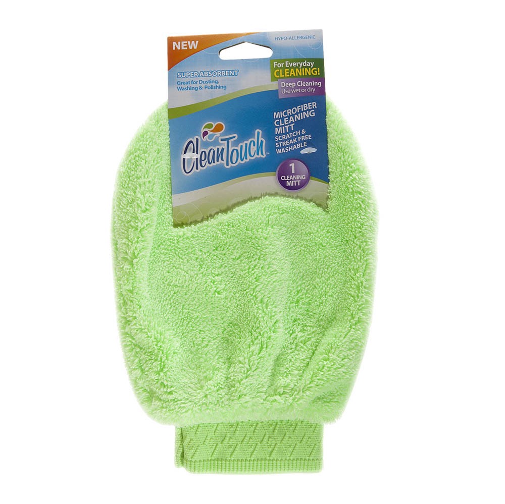 slide 2 of 2, Clean Touch Microfiber Cleaning Mitt, 1 ct