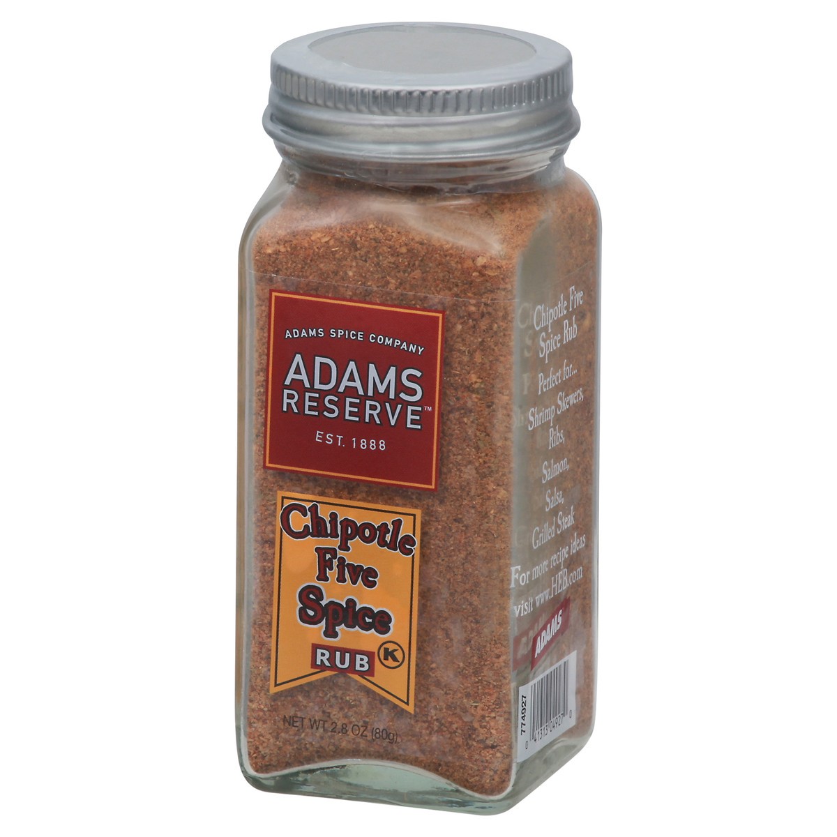 slide 2 of 14, Adams Reserve Chipotle Five Spice Rub 2.8 oz, 2.8 oz