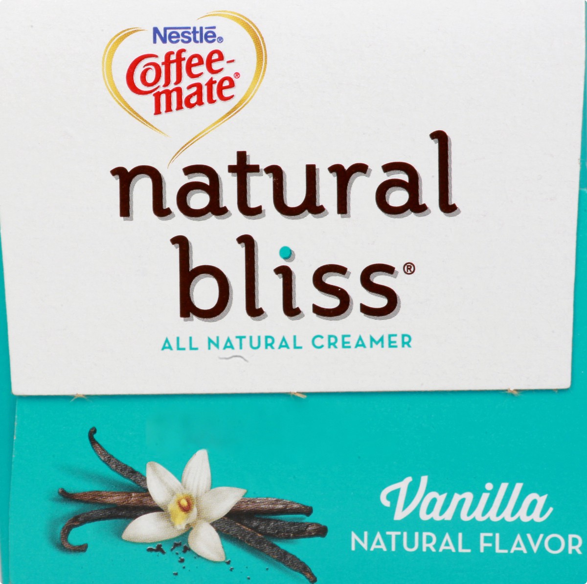 slide 6 of 10, Coffee-Mate Natural Bliss Vanilla All Natural Liquid Coffee Creamer 24 - .375 Fl. Oz Creamers, 9 fl oz