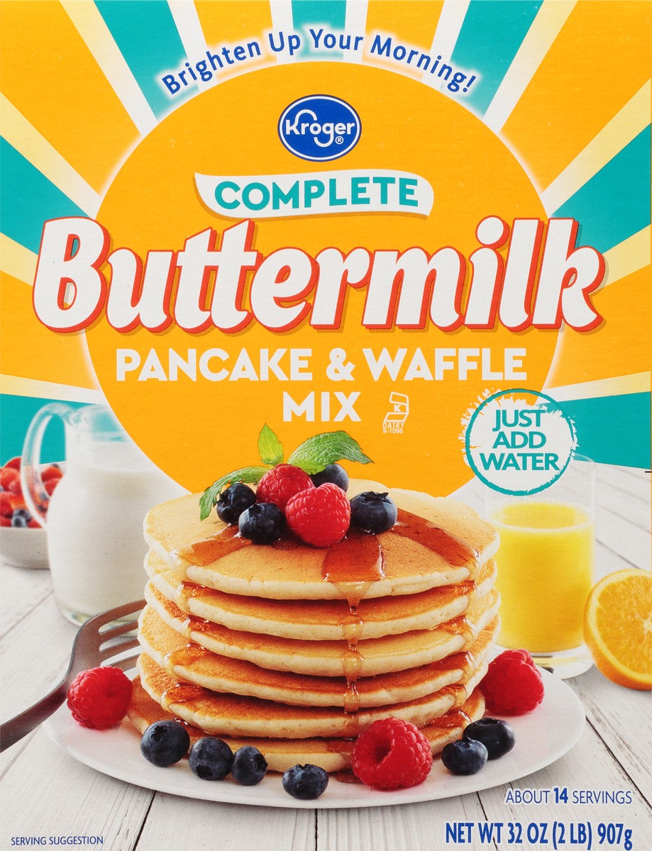 slide 3 of 10, Kroger Buttermilk Pancake & Waffle Mix, 32 oz