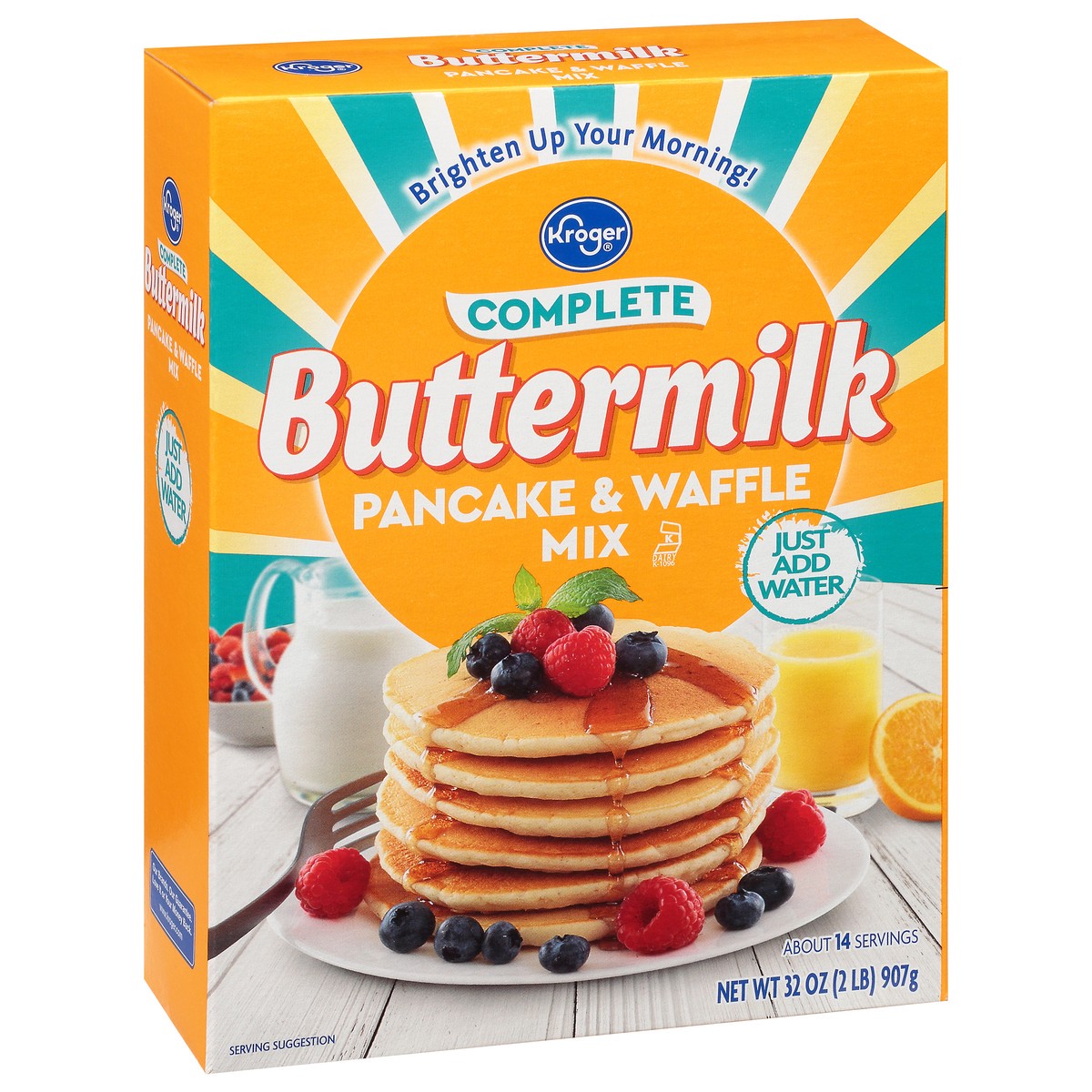 slide 8 of 10, Kroger Buttermilk Pancake & Waffle Mix, 32 oz