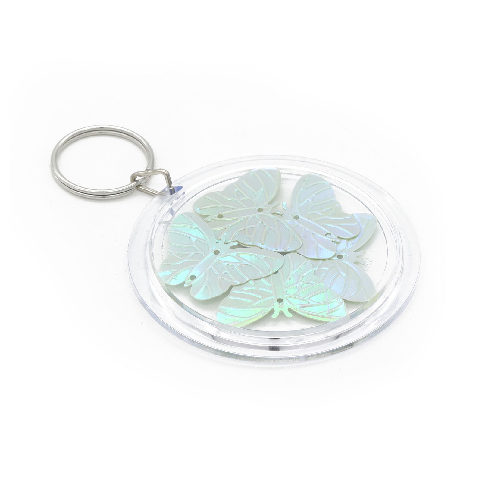 slide 3 of 3, Round Clear Plastic Keychains, 16ct. By Creatology, 16 ct
