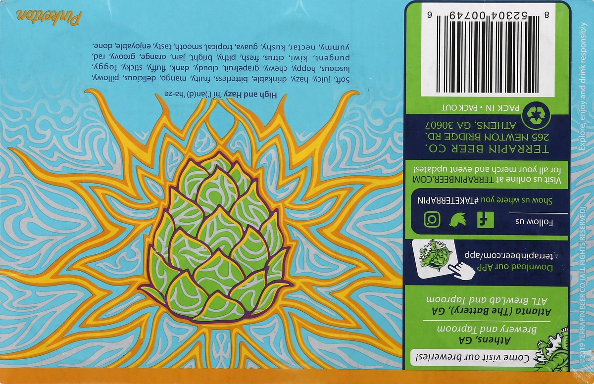 slide 2 of 9, Terrapin Beer Co. 6 Pack High & Hazy IPA Beer 6 ea, 6 ct; 12 oz