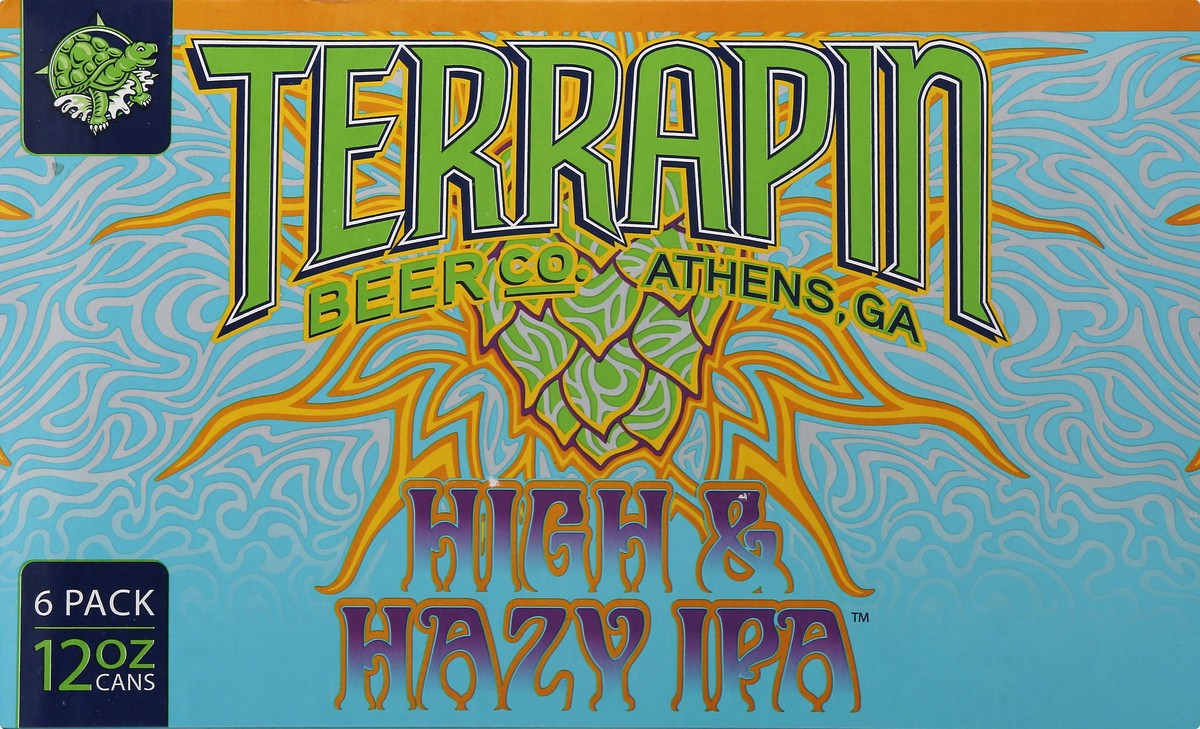 slide 6 of 9, Terrapin Beer Co. 6 Pack High & Hazy IPA Beer 6 ea, 6 ct; 12 oz