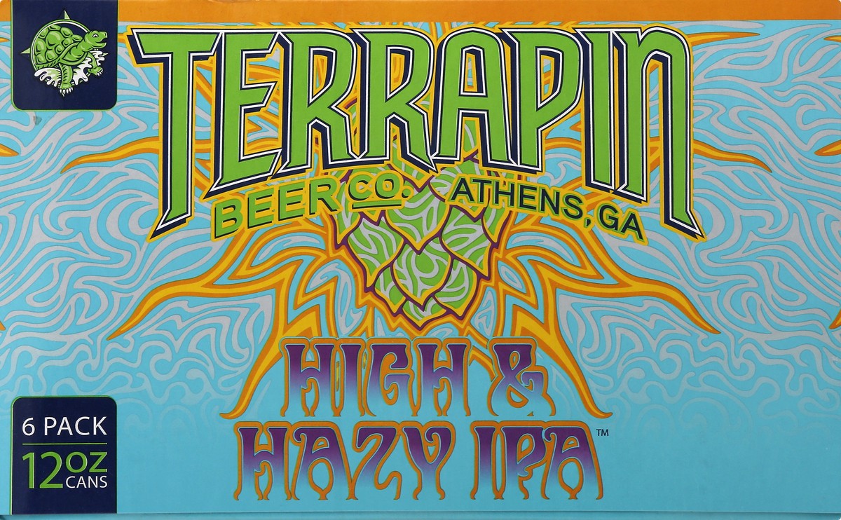 slide 3 of 9, Terrapin Beer Co. 6 Pack High & Hazy IPA Beer 6 ea, 6 ct; 12 oz