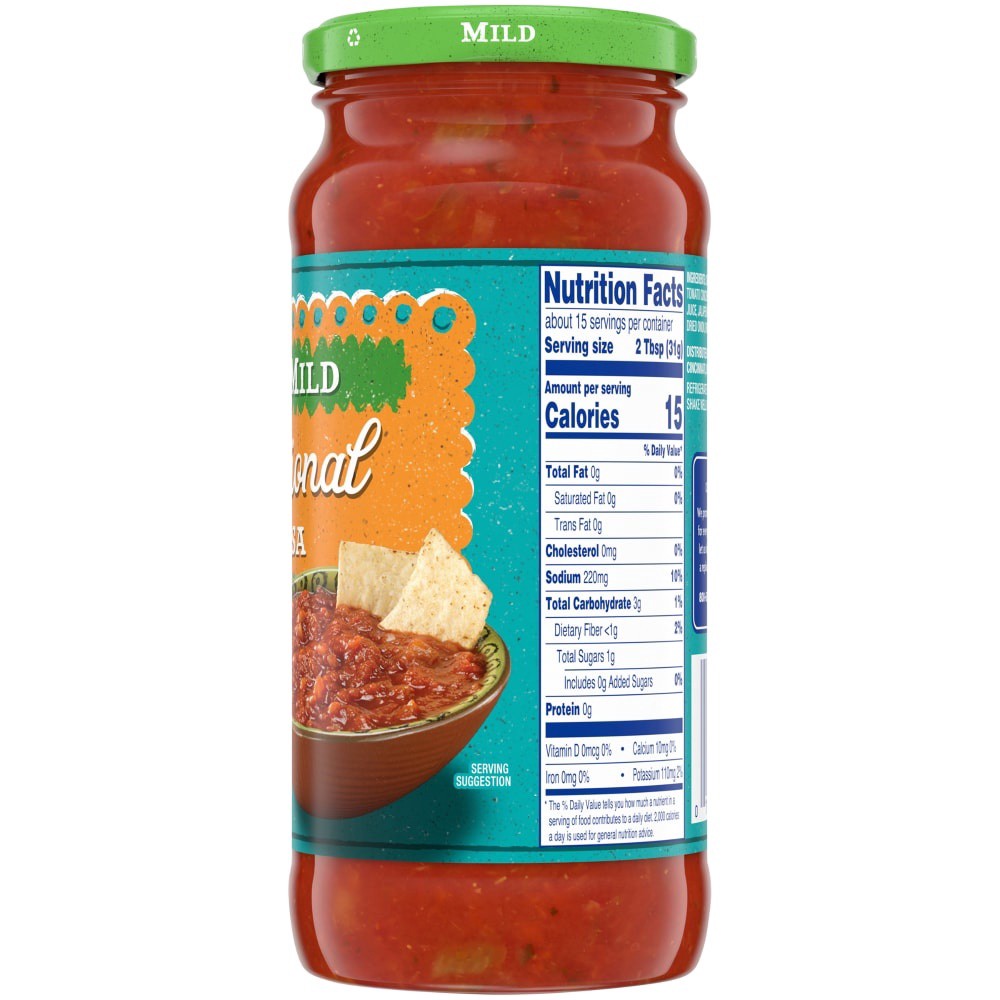 slide 2 of 3, Kroger Traditional Salsa - Mild, 16 oz