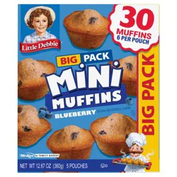 Snack Cakes, Little Debbie Big Pack Mini Muffins (Blueberry)