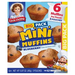 Snack Cakes, Little Debbie Big Pack Mini Muffins (Blueberry)
