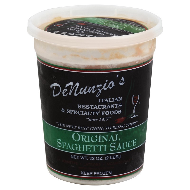 slide 1 of 1, DeNunzios Spaghetti Sauce 32 oz, 32 oz
