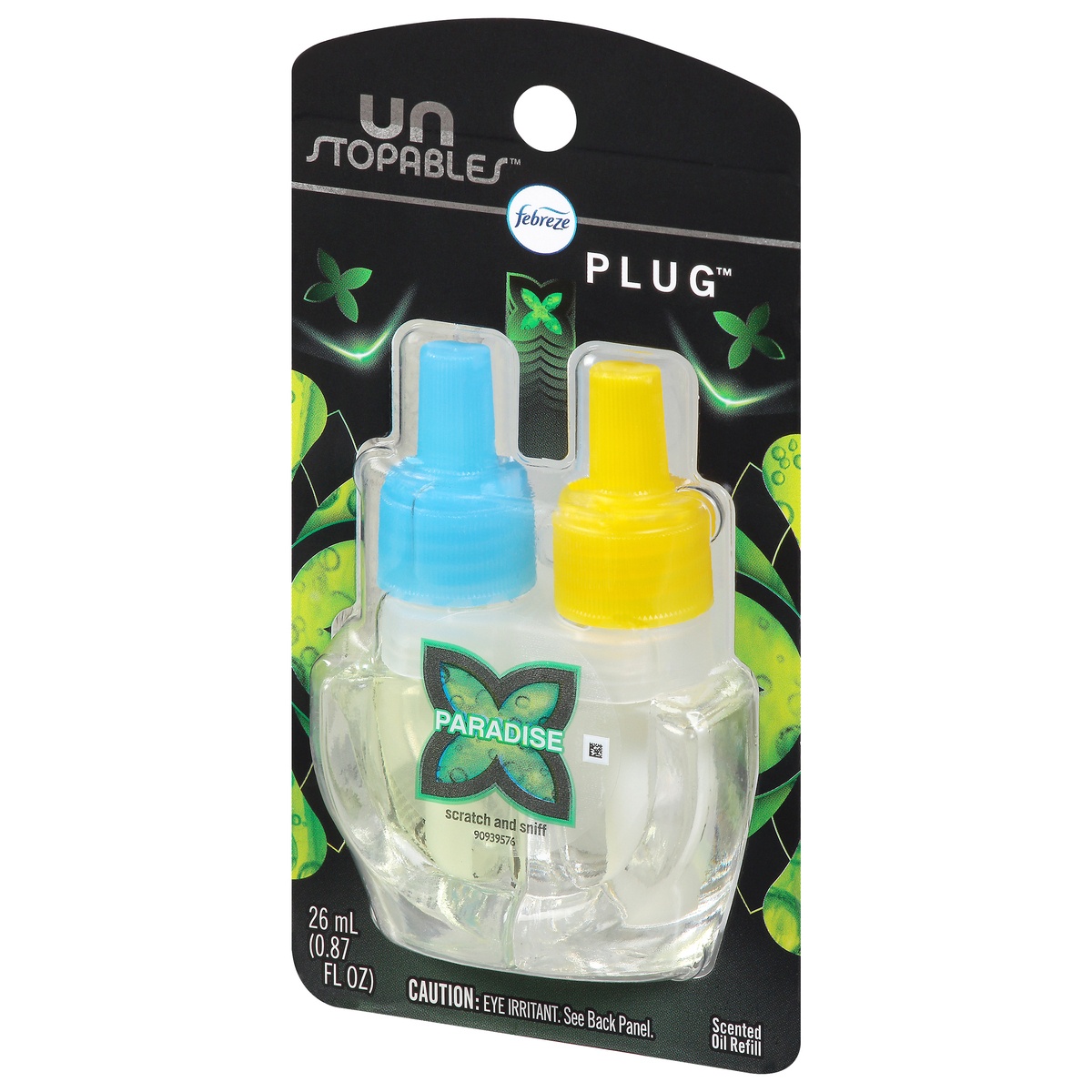 slide 3 of 9, Febreze Unstopables Odor-Eliminating PLUG Air Freshener, Paradise, 1 ct