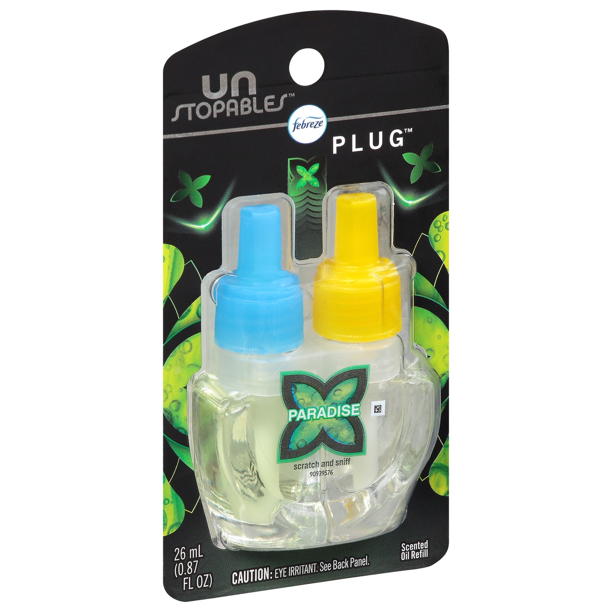 slide 9 of 9, Febreze Unstopables Odor-Eliminating PLUG Air Freshener, Paradise, 1 ct