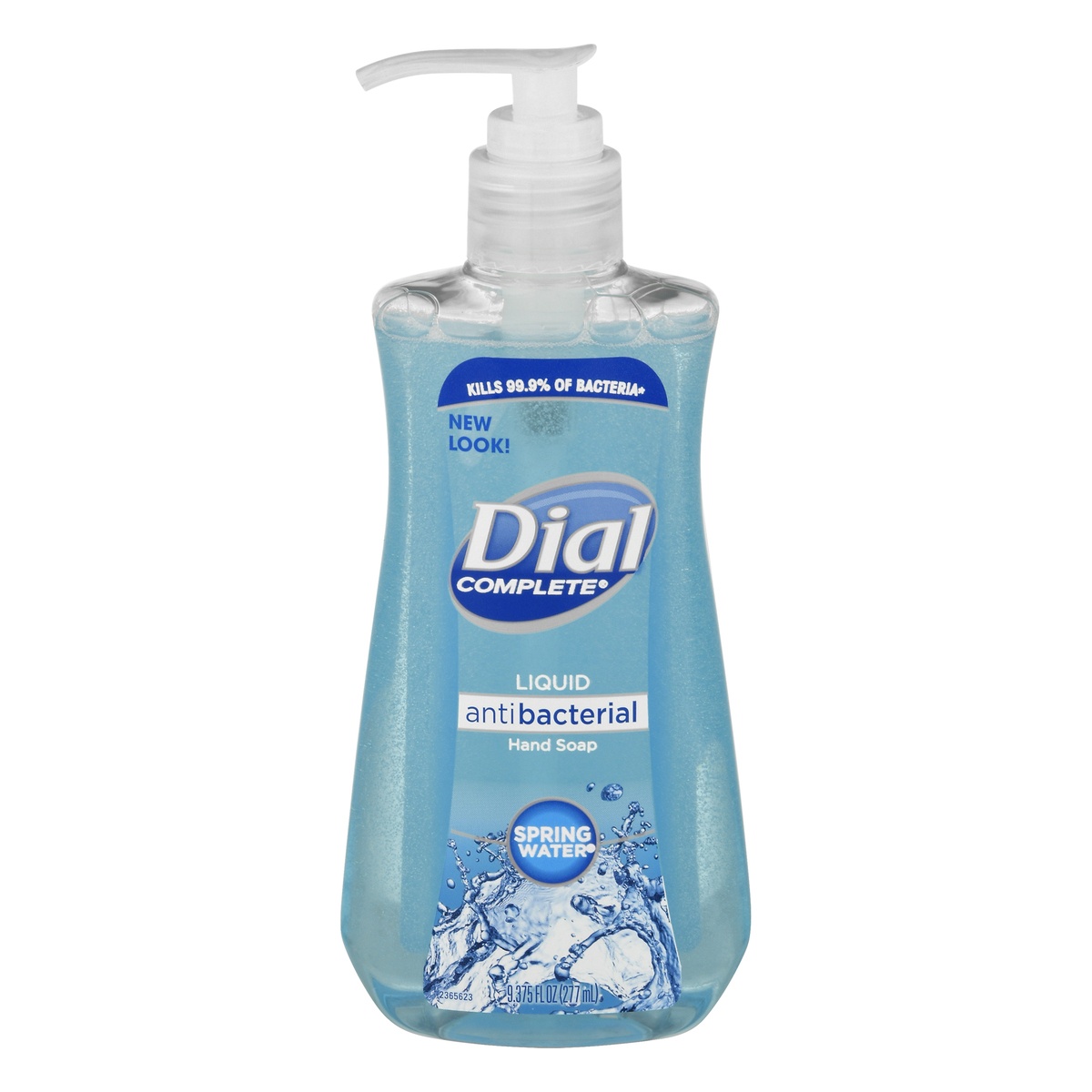 slide 1 of 5, Dial Spring Water Antibacterial Liquid Hand Soap with Moisturizer, 9.37 oz