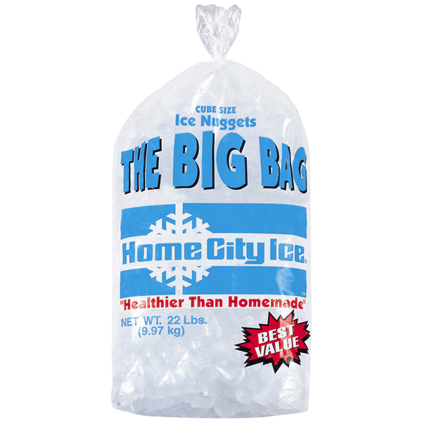 slide 1 of 1, Meijer Large Bagged Ice, 20 ct; 22 lb