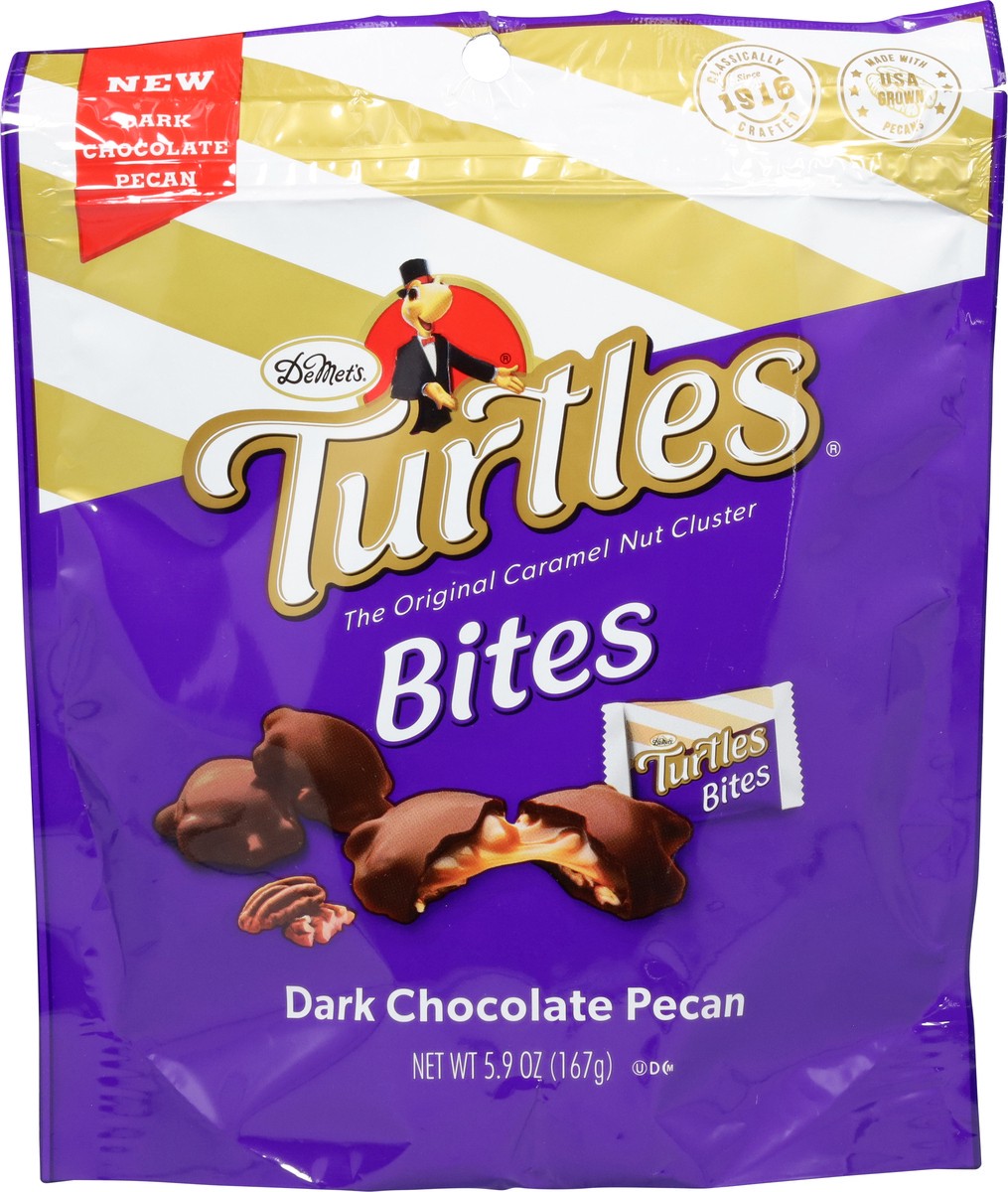 slide 10 of 13, Turtles Bites Dark Chocolate Pecan Caramel Nut Cluster 5.9 oz, 5.9 oz