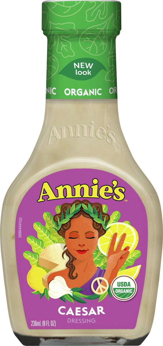 slide 8 of 9, Annie's Organic Caesar Salad Dressing, Non-GMO, 8 fl oz, 8 fl oz