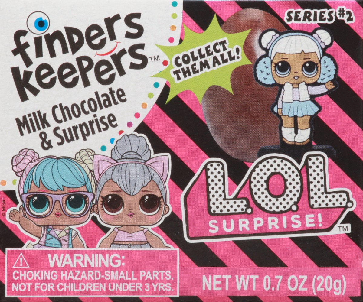 slide 1 of 3, Finders Keepers Lol Surprise Milk Chocolate & Surprise 0.7 oz Box, 0.7 oz