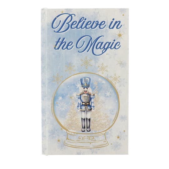 slide 1 of 5, 9.5" Nutcracker Fairytale Book Box Decor By Ashland, 5.5 in x 2 in x 9.5 in