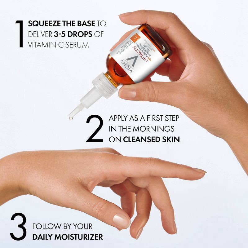 slide 2 of 6, Vichy Liftactiv 16% Pure Vitamin C Brightening Serum 0.67 fl oz, 0.676 fl oz