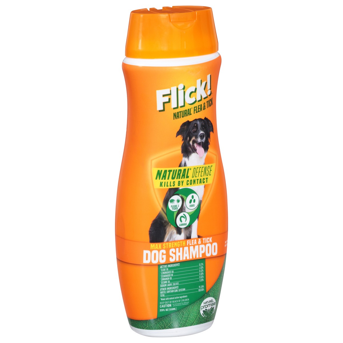 slide 2 of 9, Flick! Max Strength Flea & Tick Dog Shampoo 22 fl oz, 22 oz