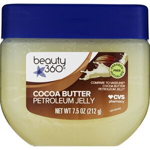 slide 1 of 1, Beauty 360 Cocoa Butter Petroleum Jelly, 7.5 Oz, 1 ct