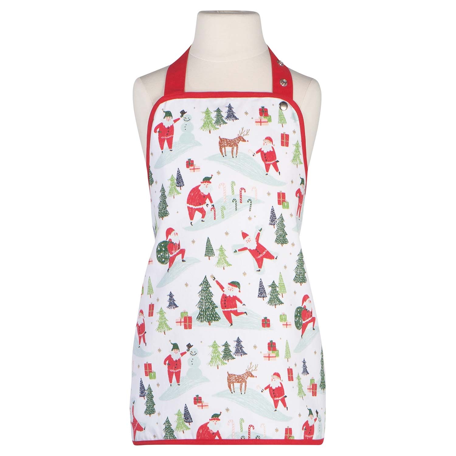 slide 1 of 1, Now Designs Must Be Santa Childs Apron, 1 ct