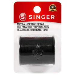 Singer Allpurpose Polyester Thread Black
