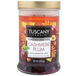 Emp Cashmere Plum Triple Candle - 18 Oz