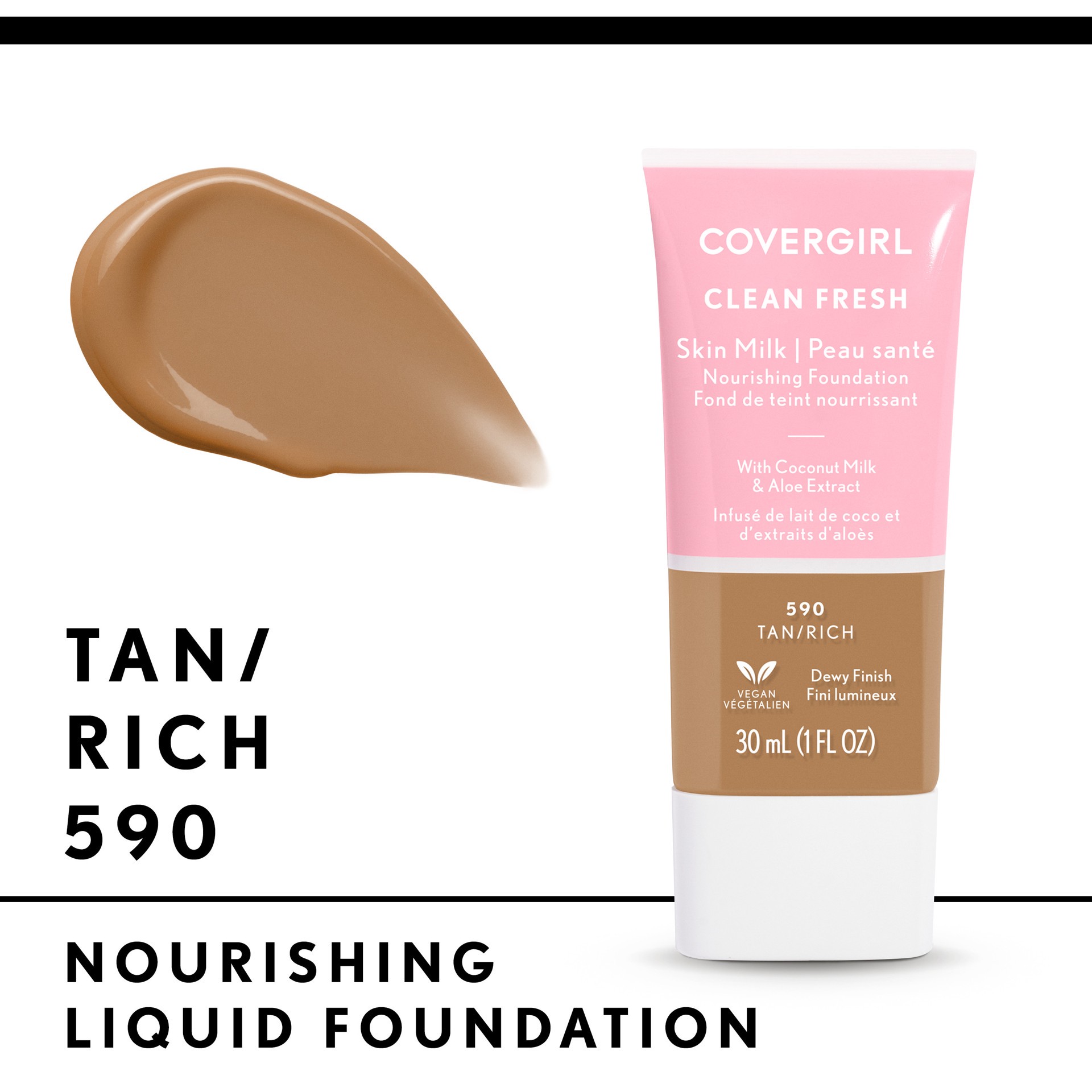 slide 1 of 1, Covergirl COVERGIRL Clean Fresh Skin Milk, Tan/Rich, 30 ml