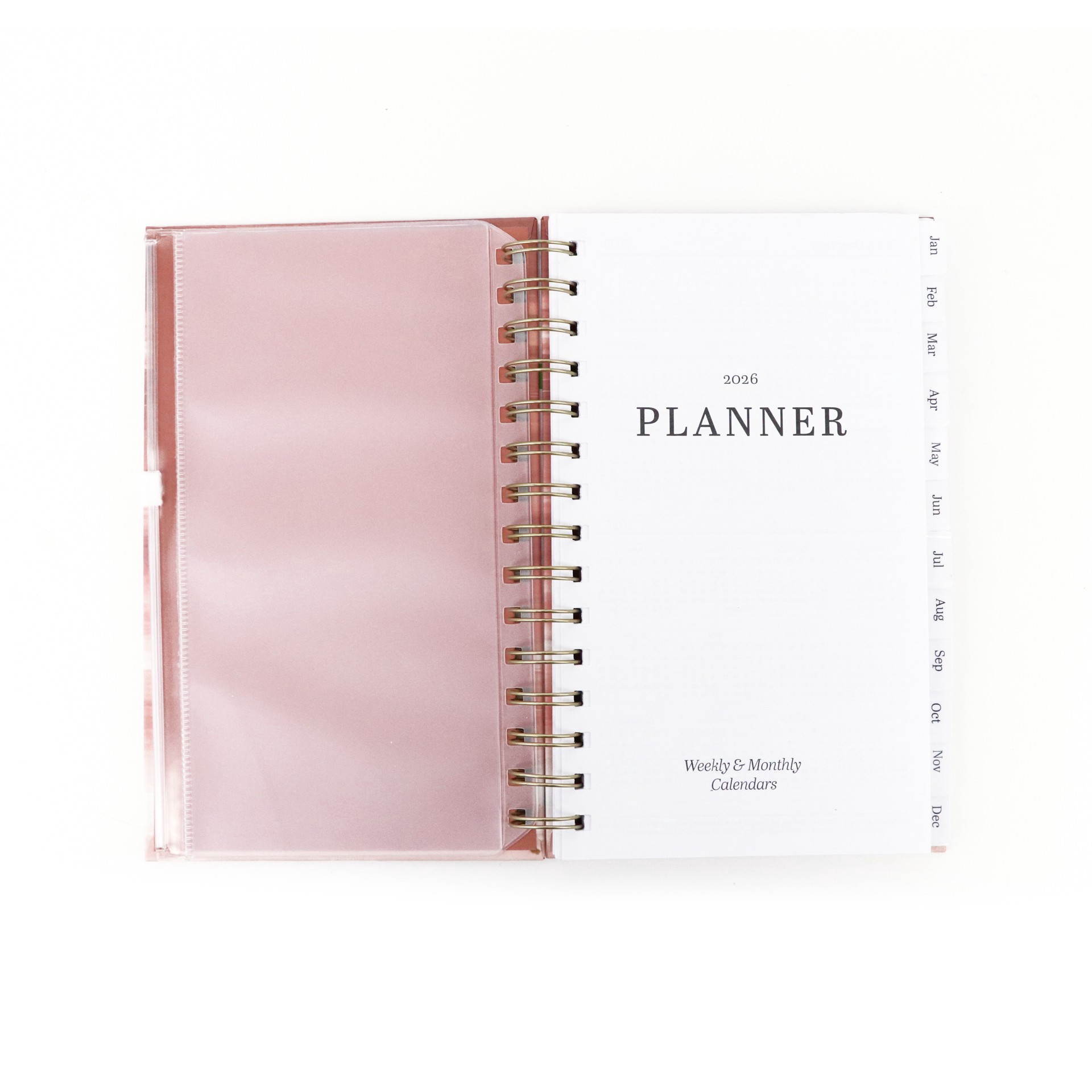 slide 3 of 4, 5" X 8" Coral 2026 Planner By Recollections, 5 in x 8 in