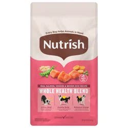 Rachael Ray Nutrish Real Salmon, Veggies & Brown Rice Recipe Whole Health Blend Dry Dog Food, 5.5 lb. Bag (Rachael Ray)
