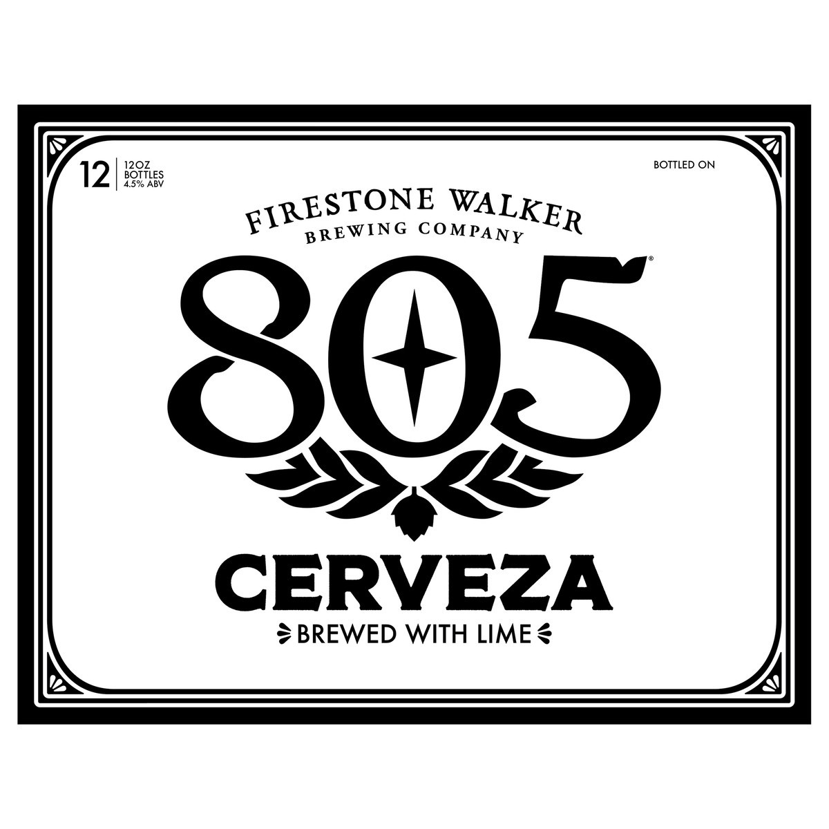 slide 1 of 8, Firestone Walker 805, Cerveza With Lime Beer 12 ea, 12 ct