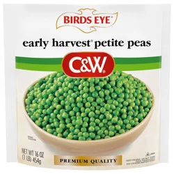 Birds Eye C&W Premium Quality Early Harvest Petite Peas 16 oz
