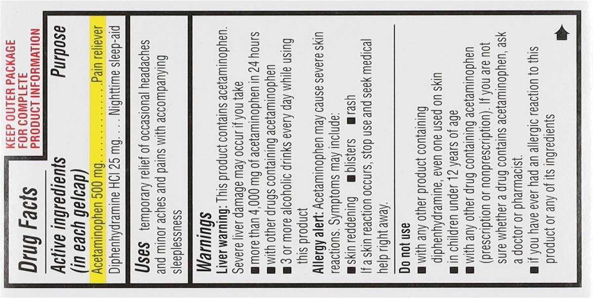 slide 3 of 9, TopCare TOP CARE Topcare Pain Relief Pm, Rapid Relief, Extra Strenght, 40 ct