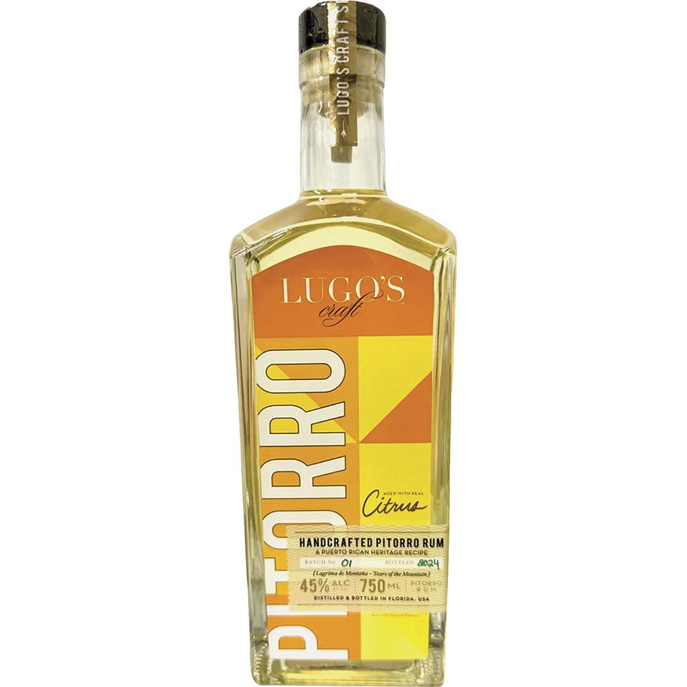 slide 1 of 1, Lugo's Craft Citrus Pitorro Rum, 750 ml