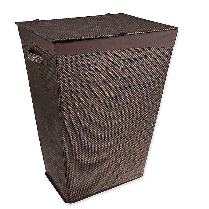 slide 1 of 2, Baum Parker Hamper - Brown, 1 ct