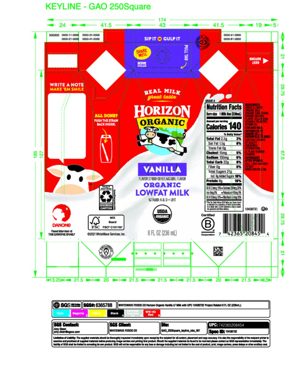 slide 4 of 13, Horizon Organic Shelf-Stable 1% Low Fat Milk Box, Vanilla, 8 fl oz, 8 oz