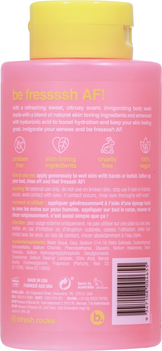 slide 4 of 12, b.fresh Grapefruitty Good Invigorating Body Wash with Hyaluronic Acid 16 fl oz, 1 ct