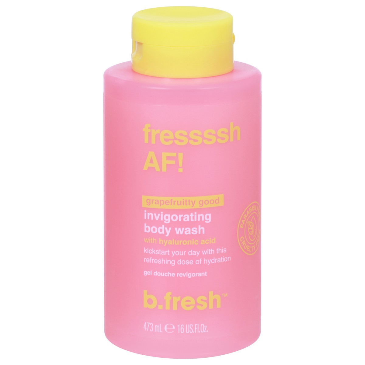 slide 6 of 12, b.fresh Grapefruitty Good Invigorating Body Wash with Hyaluronic Acid 16 fl oz, 1 ct