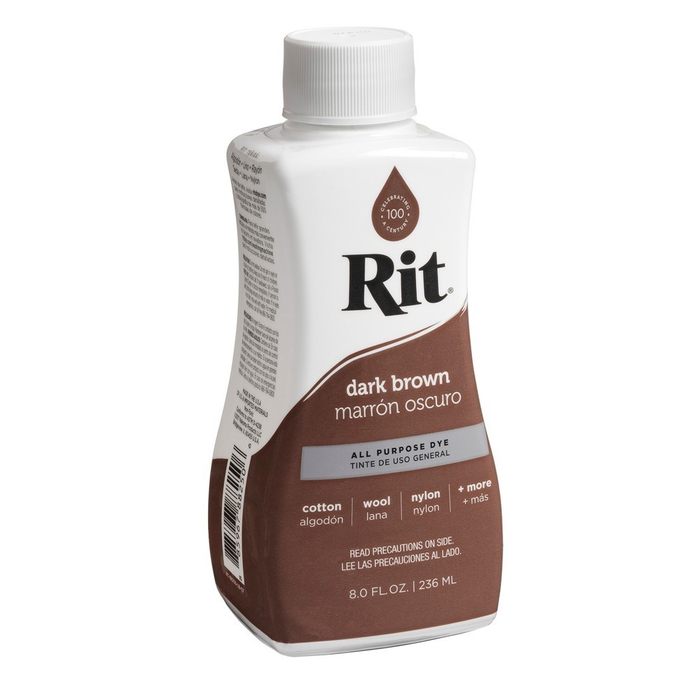 slide 2 of 4, Rit All Purpose Liquid Dye Brown, 8 oz