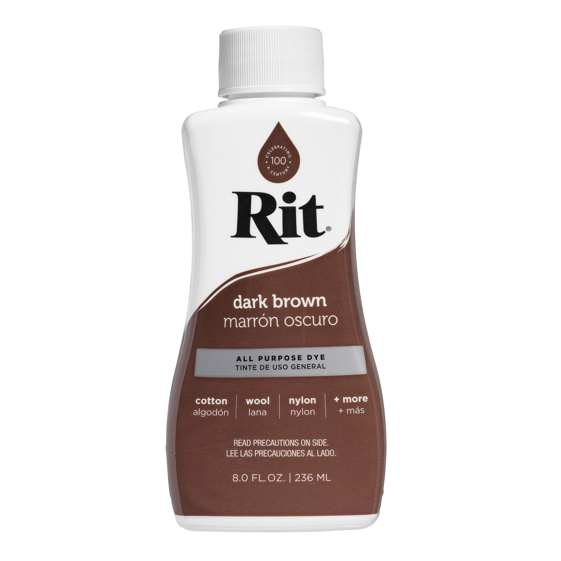 slide 1 of 4, Rit All Purpose Liquid Dye Brown, 8 oz