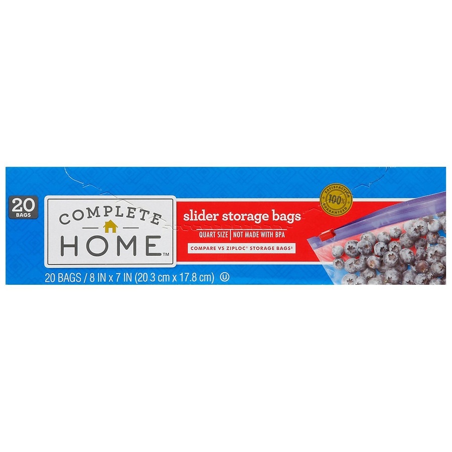 Up & Up Quart Slider Storage Bags - 20ct - up & up