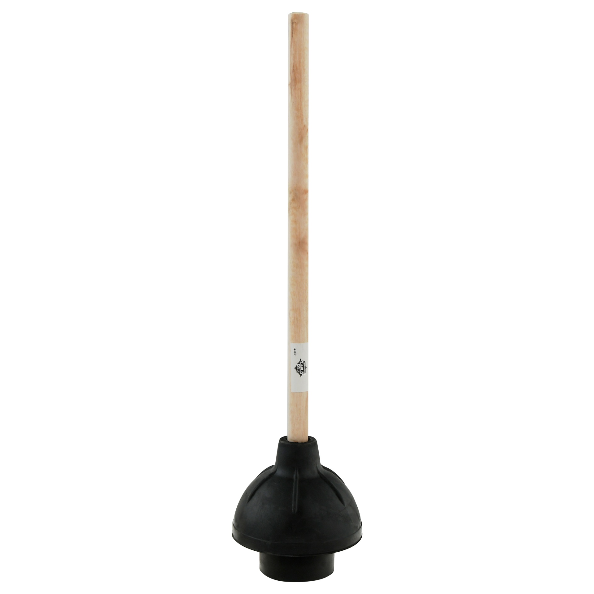 slide 1 of 1, First Street Force Cup Plunger With Wood Handle, 1 ct