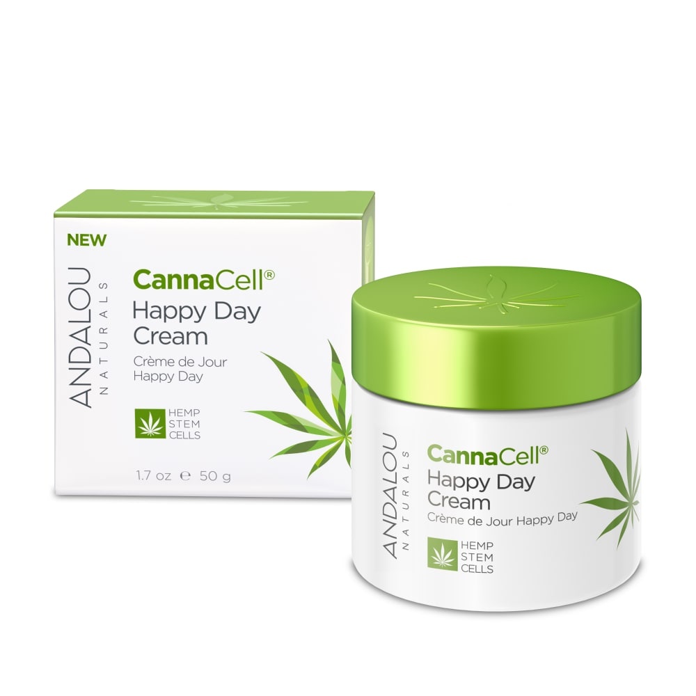 slide 1 of 1, Andalou Naturals CannaCell Happy Day Cream, 1.7 oz