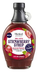 Market District Strawberry Syrup, Small Batch