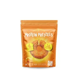 Crisp Power Protein Pretzels Cheddar, 7 Oz