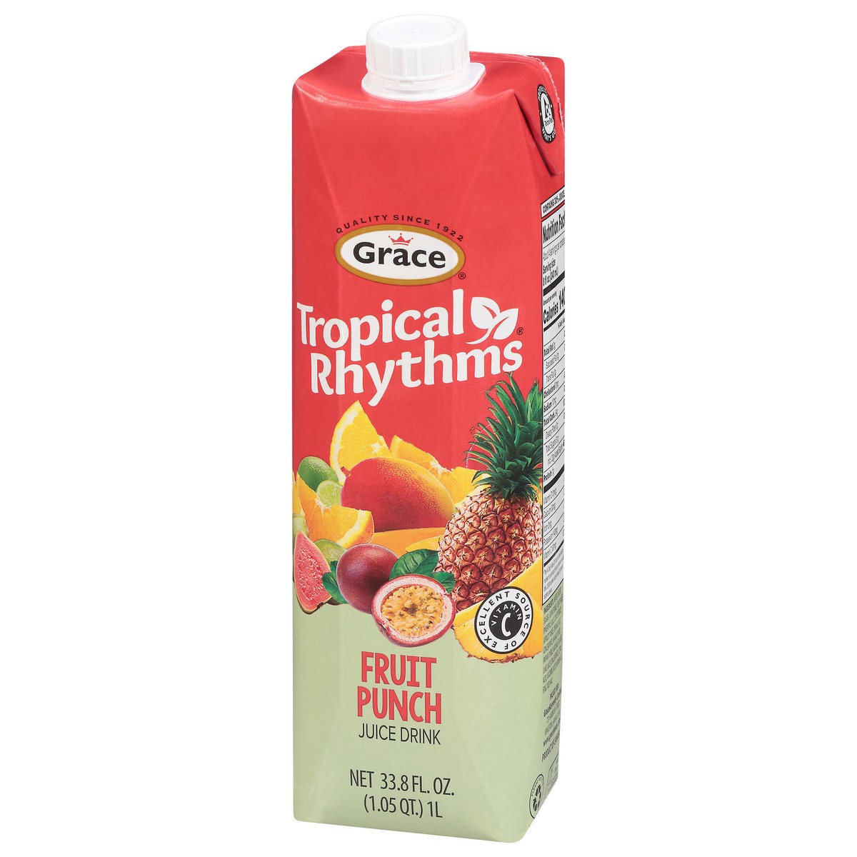 slide 5 of 12, Grace Tropical Rhythms Fruit Punch Juice Drink - 33.8 fl oz, 33.8 fl oz