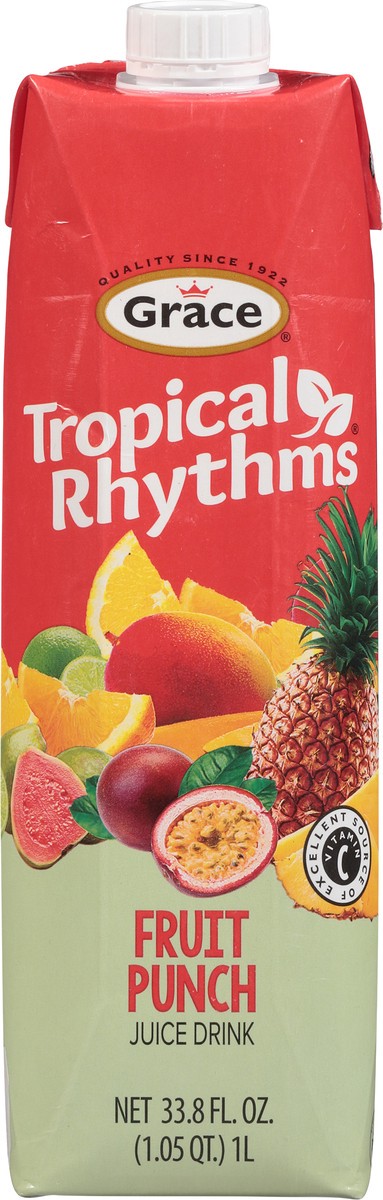 slide 9 of 12, Grace Tropical Rhythms Fruit Punch Juice Drink - 33.8 fl oz, 33.8 fl oz