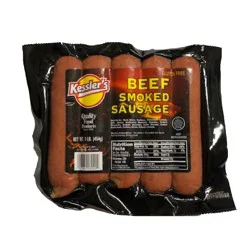 Kessler's Smoked Beef Smoked Sausage 1 lb