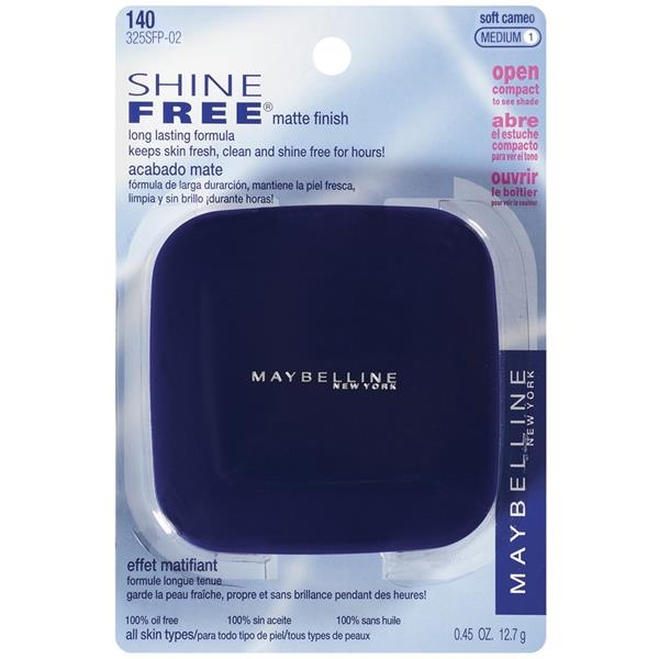 slide 1 of 1, Maybelline New York Shine Free Oil Control Pressed Powder, Soft Cameo, 0.45 oz